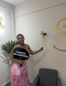 Ana Flávia, teve seu benefício concedido.
